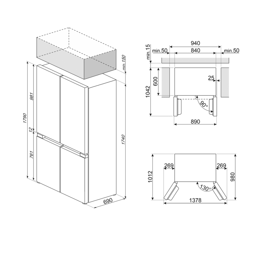 Hladnjak Smeg FQI48XD