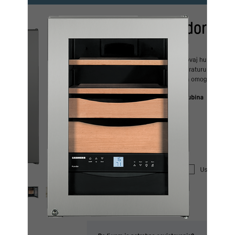 Hladnjak za cigare Liebherr ZKes453 Humidor SmartSteel