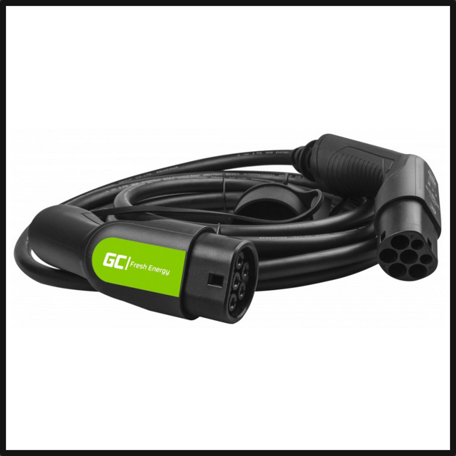 Kabel za EV Green Cell EVKABGC02 22kW, 32A Tip2 7m