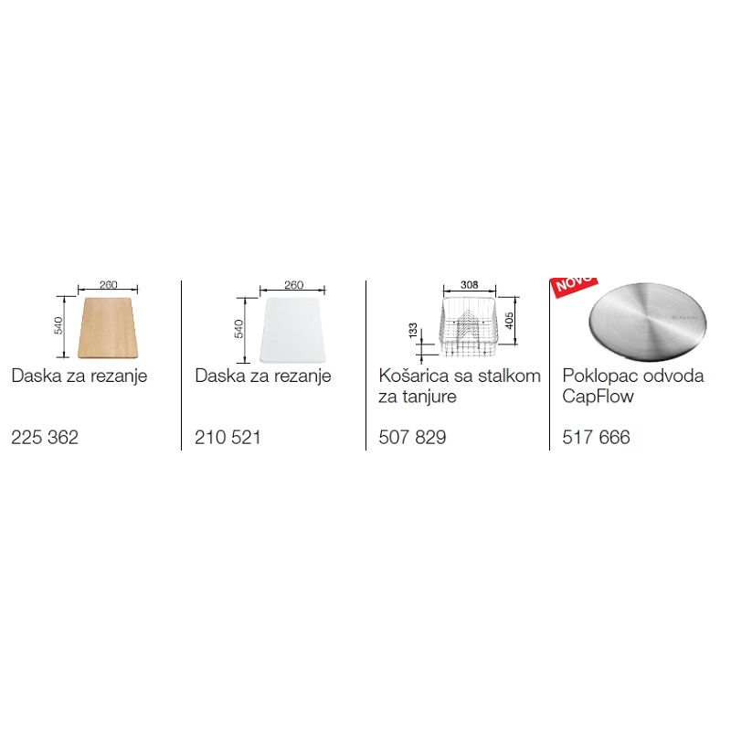 Sudoper BLANCO DALAGO 6 Silgranit + daljinski upravljač