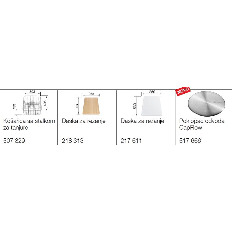 Sudoper BLANCO METRA 5S Silgranit + daljinski