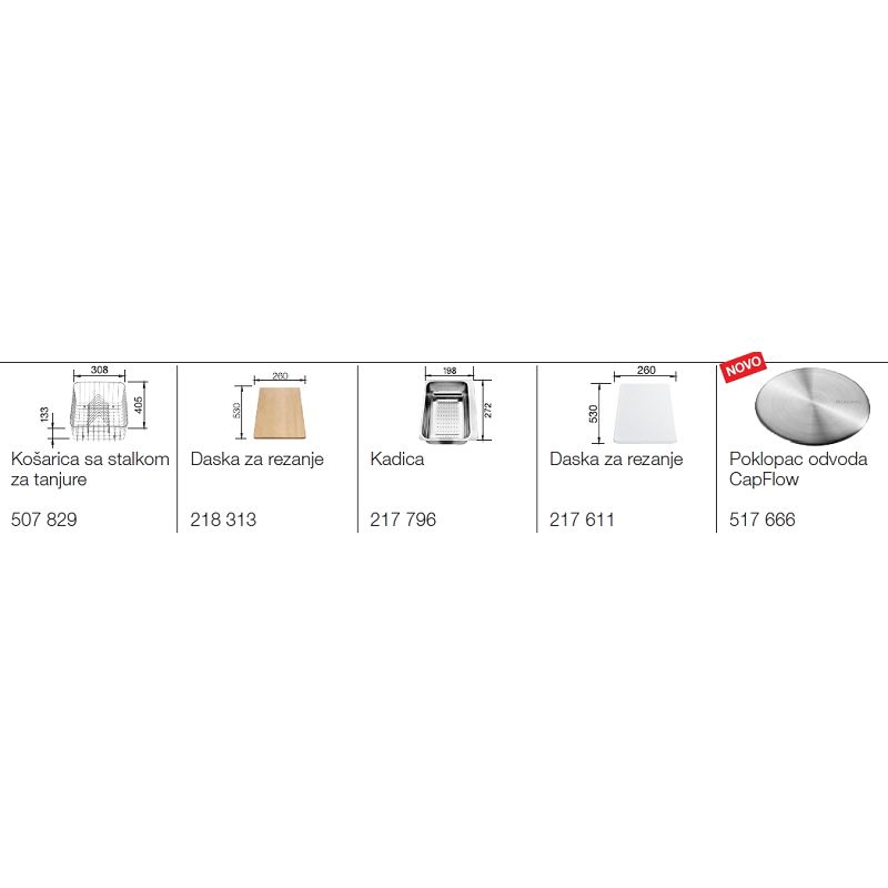 Sudoper BLANCO METRA 6S Compact Silgranit + daljinski