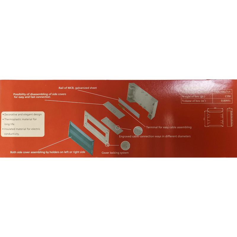 Kutija za osigurače nadžbukna 24 osigurača