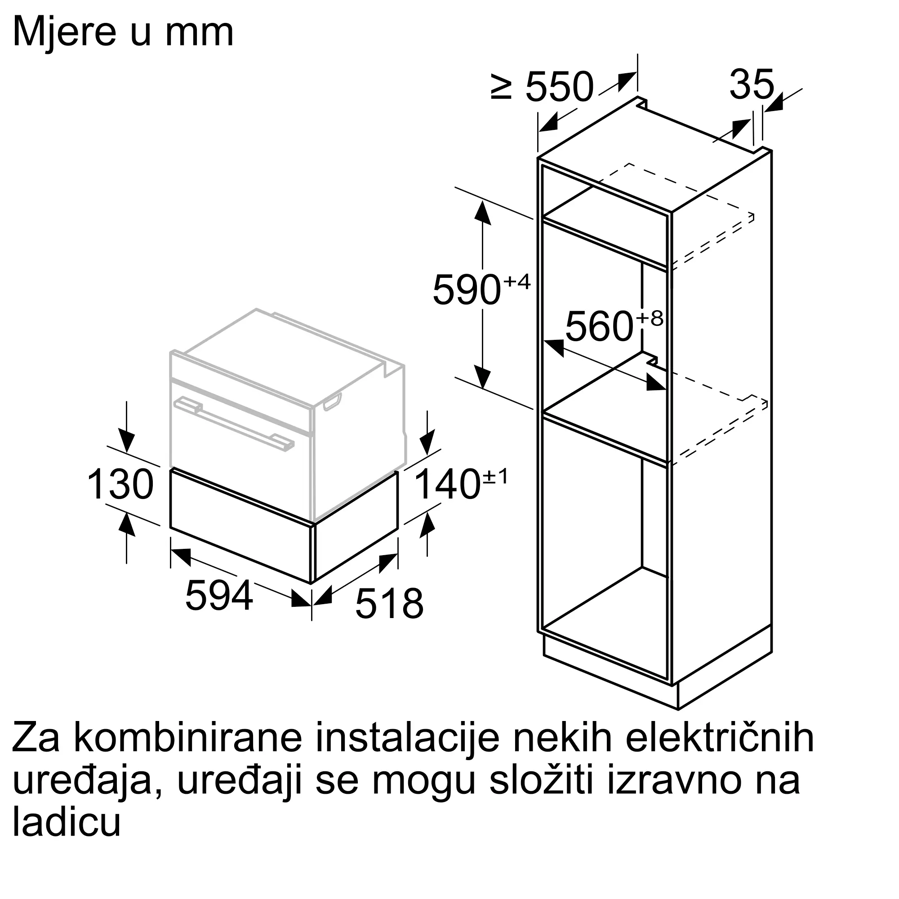 Ladica parna Bosch BDC7111B0 WiFi