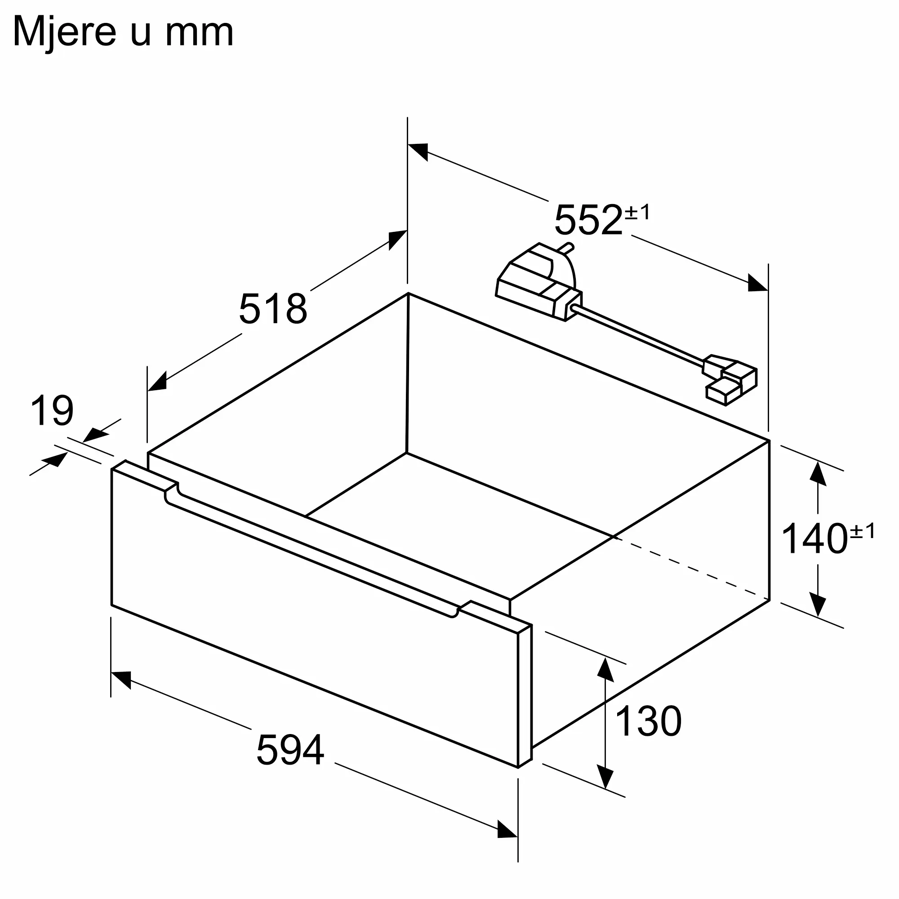 Ladica parna Bosch BDC7111B0 WiFi