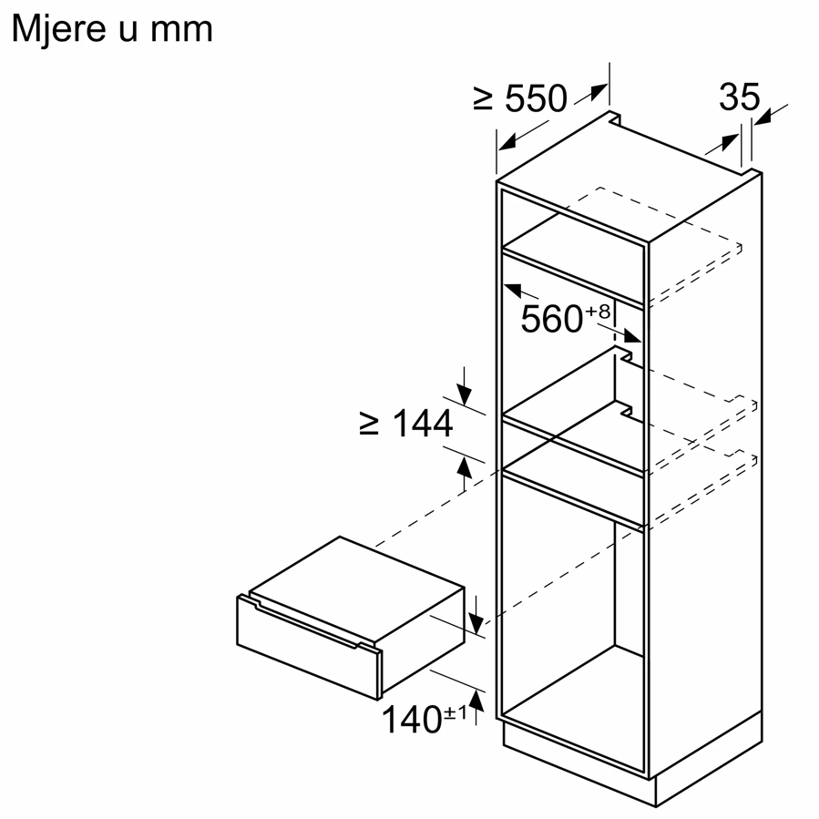 Ladica parna Bosch BDC7111B0 WiFi