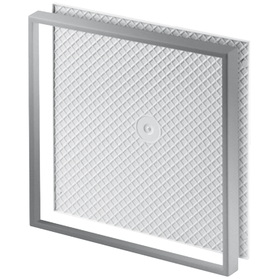 Maska ventilatora Awenta PI100 za keramičku pločicu, silver okvir