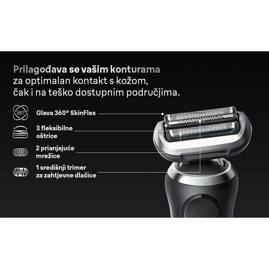 Mrežica Braun 74S + nož Serija7