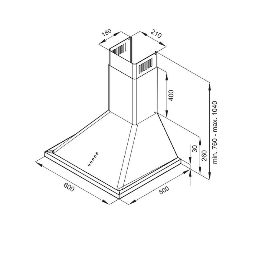 Napa Amica OKC6212RA