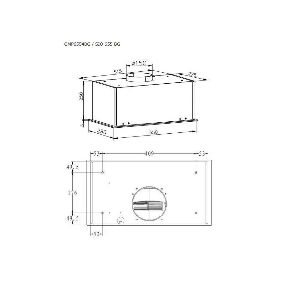 Napa Amica OMP6554BG