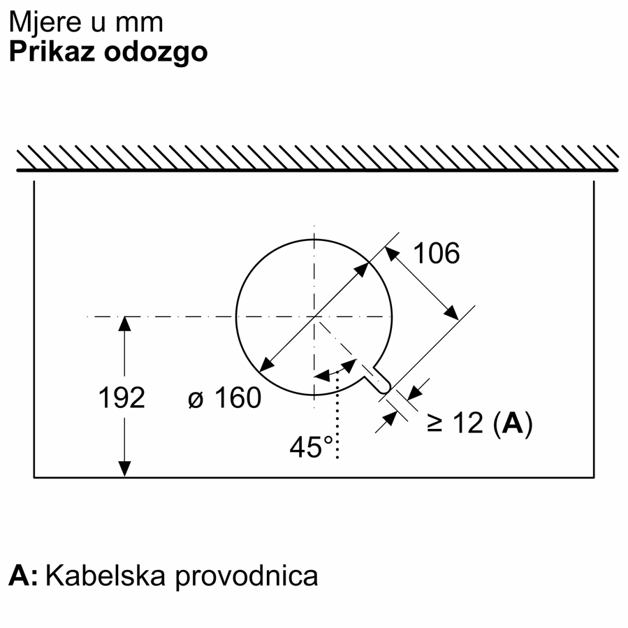Napa Bosch DBB93BC60 (384m3/h) MatBlack
