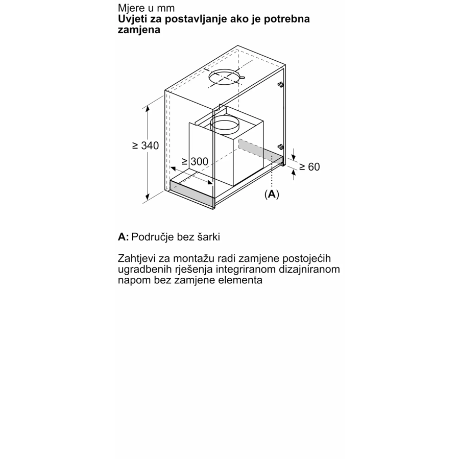 Napa Bosch DBB95CC60 (582m3/h) MatBlack