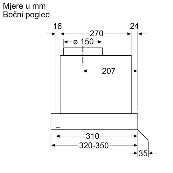 Napa Bosch DBB96AF50 (620m3/h)