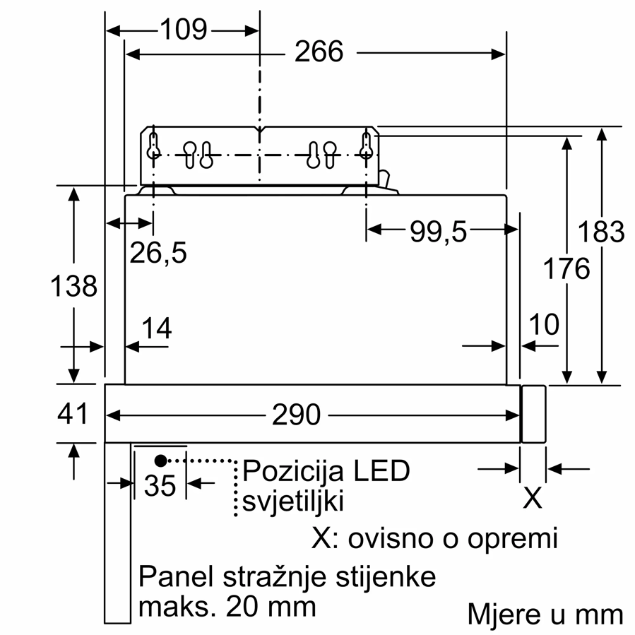Napa Bosch DFL064W54 (394m3/h)