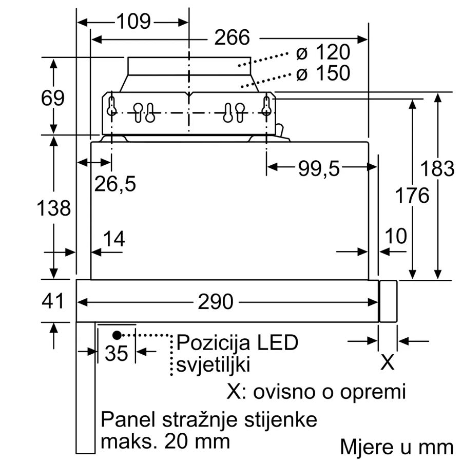 Napa Bosch DFM064A53 (405m3/h)