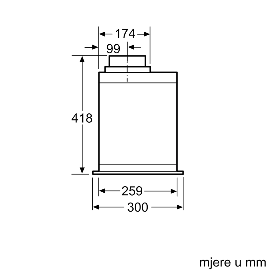 Napa Bosch DHL885C (730m3/h)