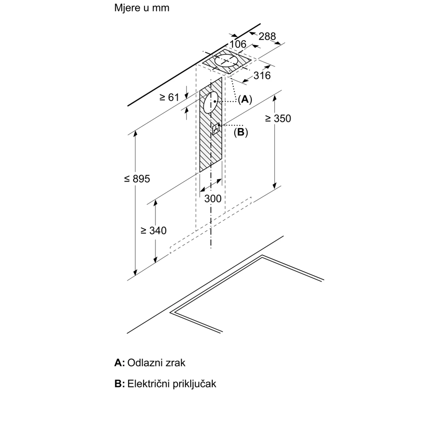 Napa Bosch DWB93BC30 (400m3/h)