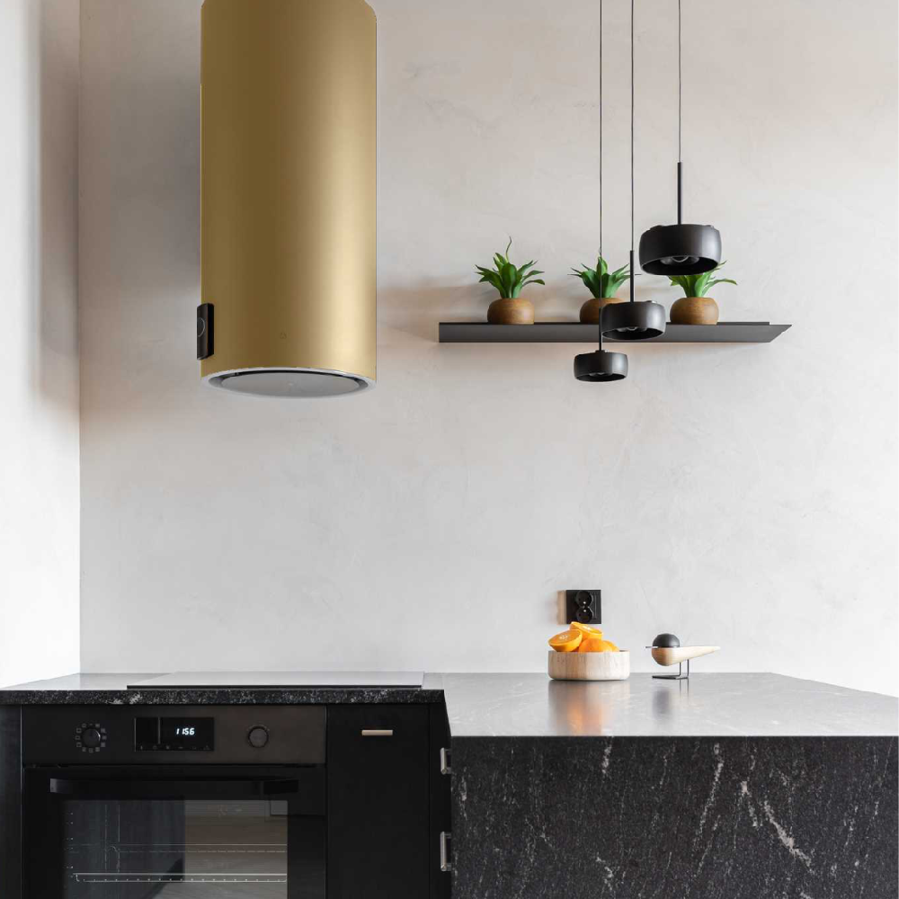 Napa Ciarko Design TUBUS CDP3801GS gold steel (670m3/h)