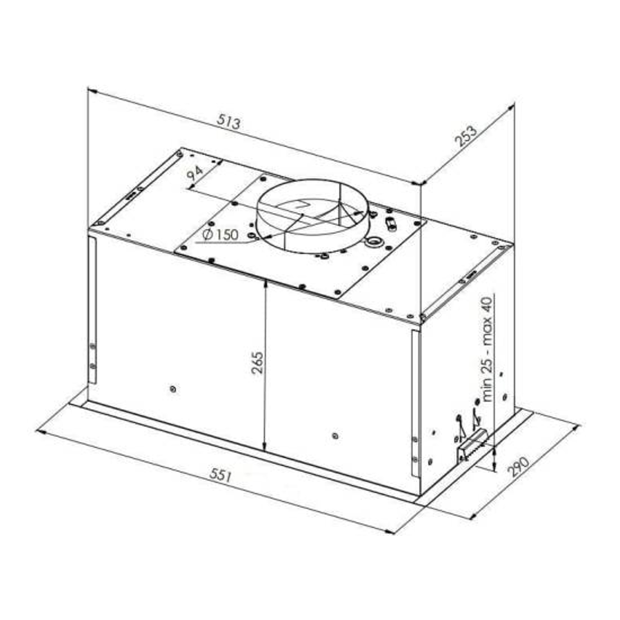 Napa Ciarko Design UNO CDZ5504C crna (705h)