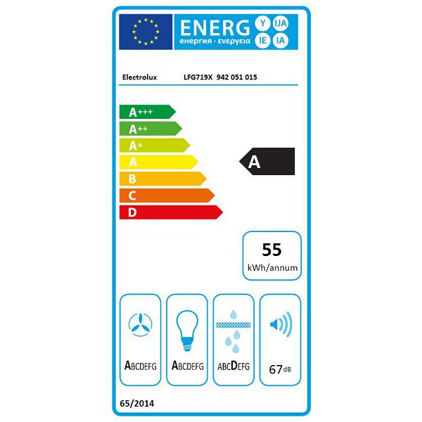 Napa Electrolux LFG719X H2H (580m3/h)