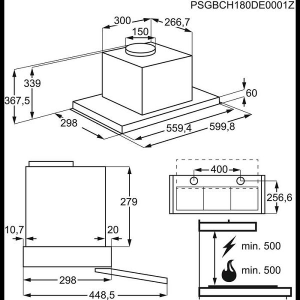 Napa Electrolux LFP536X (600m3/h)