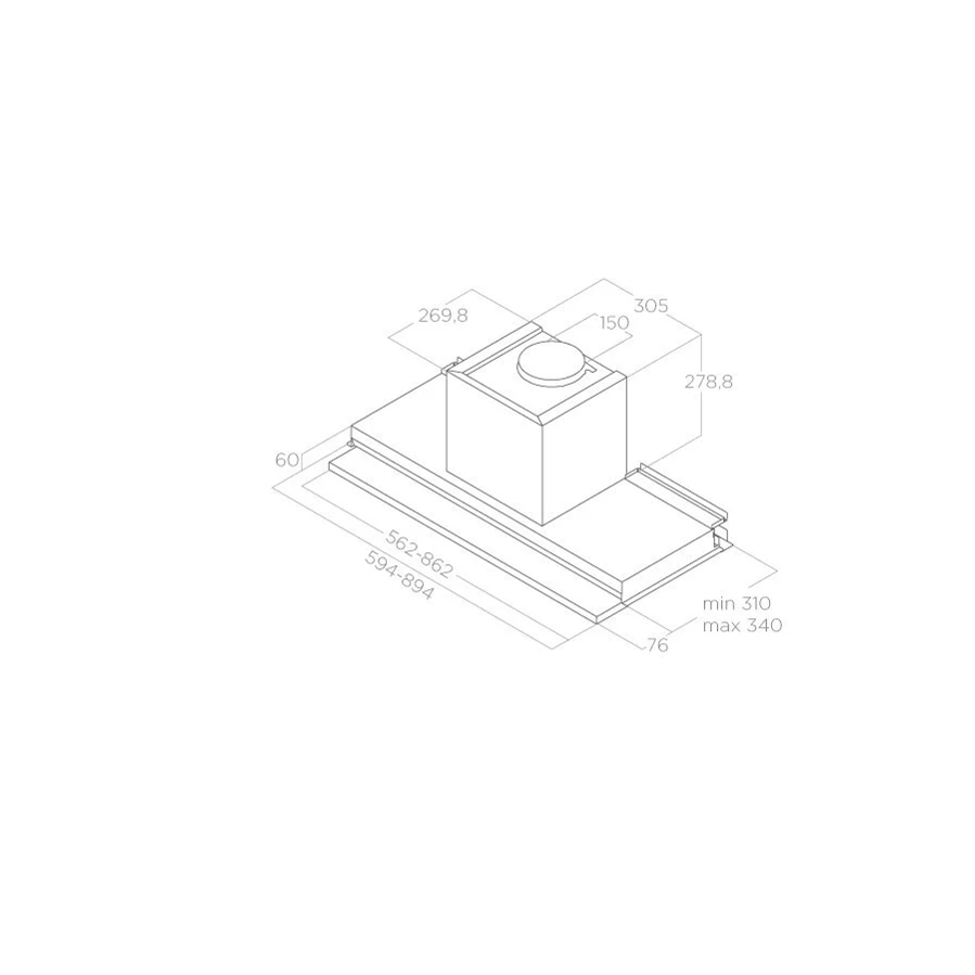Napa Elica BOXIN DRY IX/A/60 PRF0181274