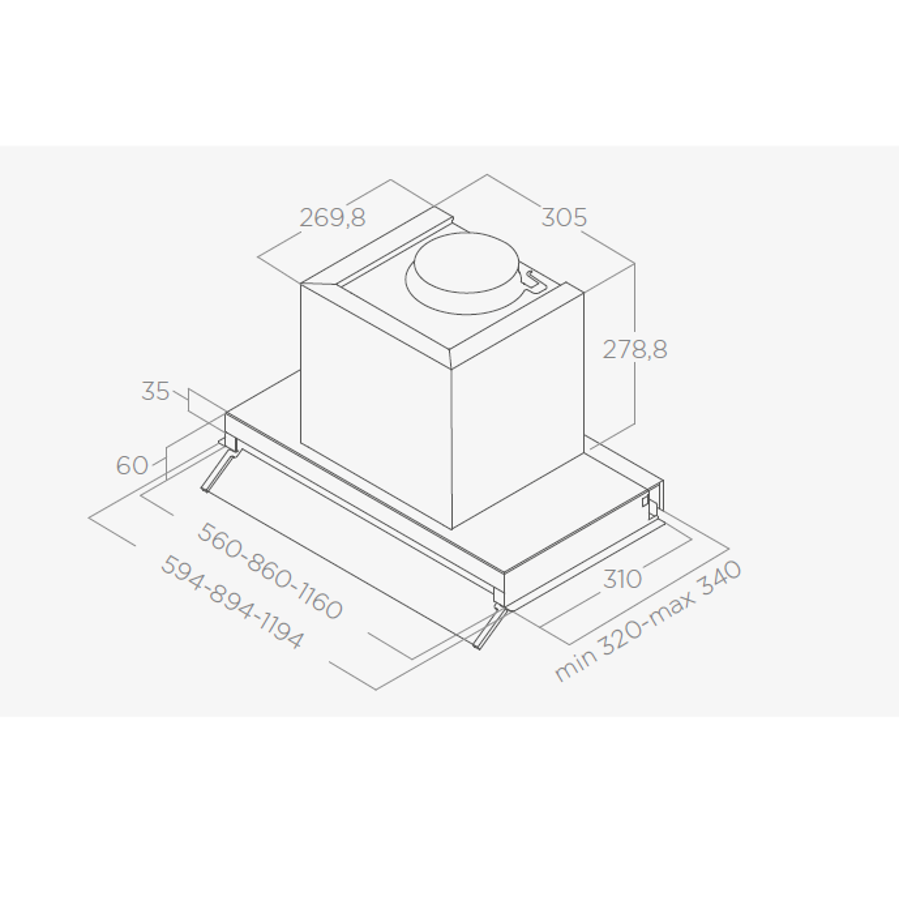 Napa Elica BOXIN LX/BL MAT/A/90 PRF0172167