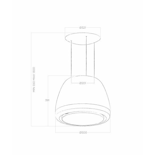 Napa Elica Edith Classic F/50 (400m3/h) PRF0098360