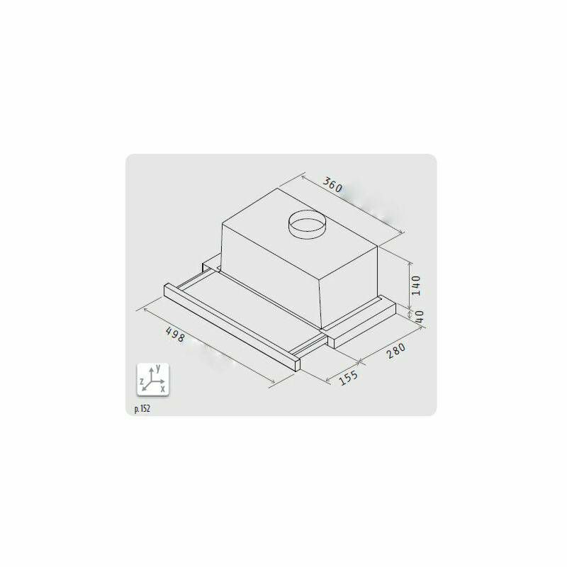 Napa Elica Elite 14 LUX WH/A/50 (304m3/h) PRF0037988
