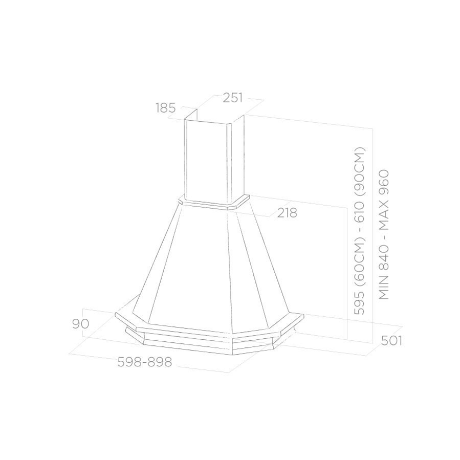 Napa Elica Emerald WH/A/90 T.GREZZO PRF0041890B