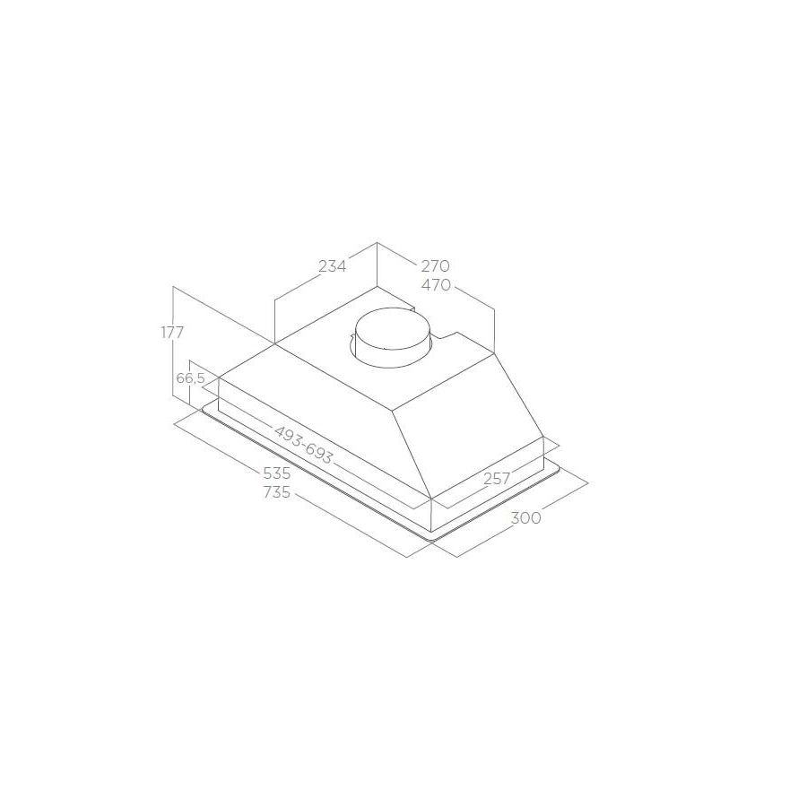 Napa Elica Era BL/A52 (300m3/h) PRF0182028