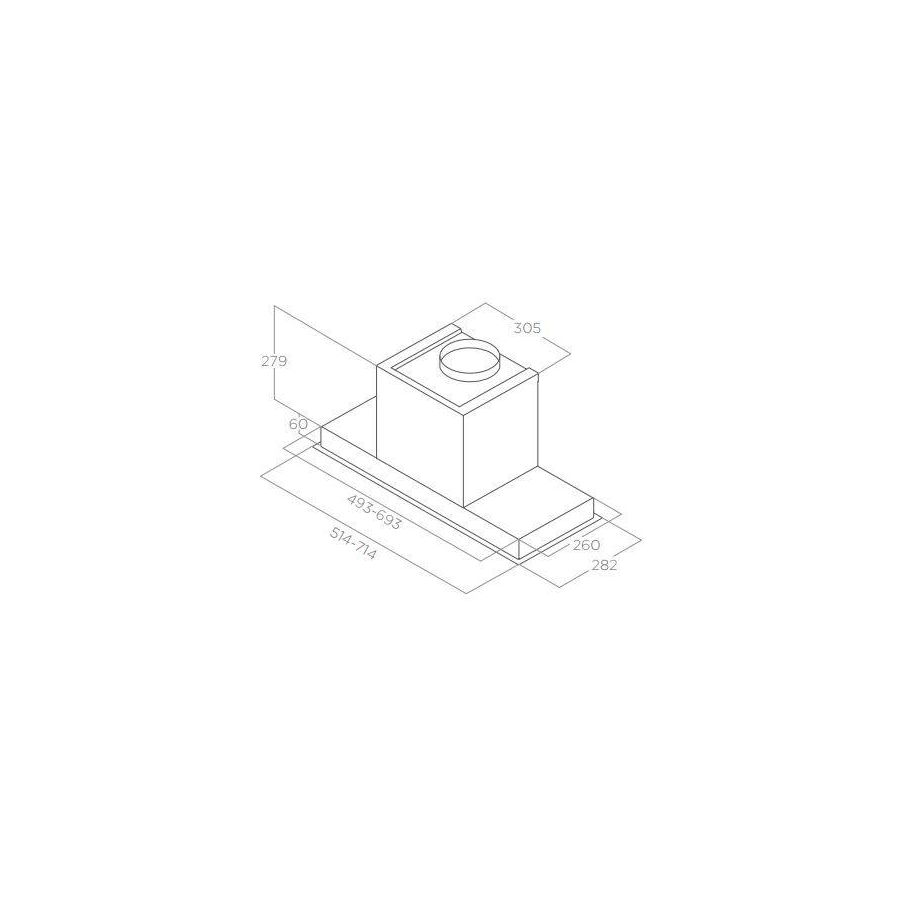 Napa Elica Hidden 2.0 IX/A/52 PRF0092333A