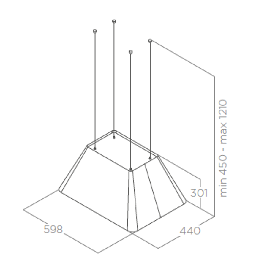 Napa Elica Ikona Light WH/F/60 PRF0165083
