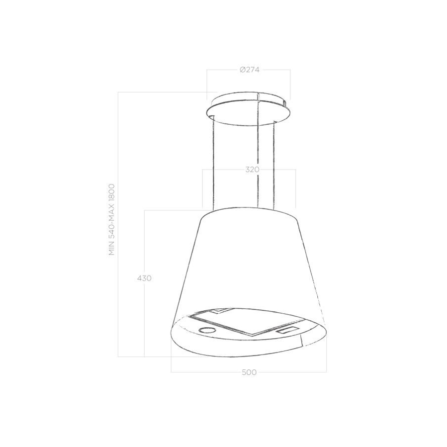 Napa Elica Juno IX/F/50 PRF0089651D