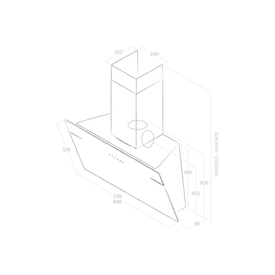 Napa Elica L'ESSENZA BL/A/60 PRF0117403A