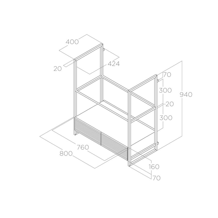 Napa Elica Open Suite BL/F/80 PRF0166703