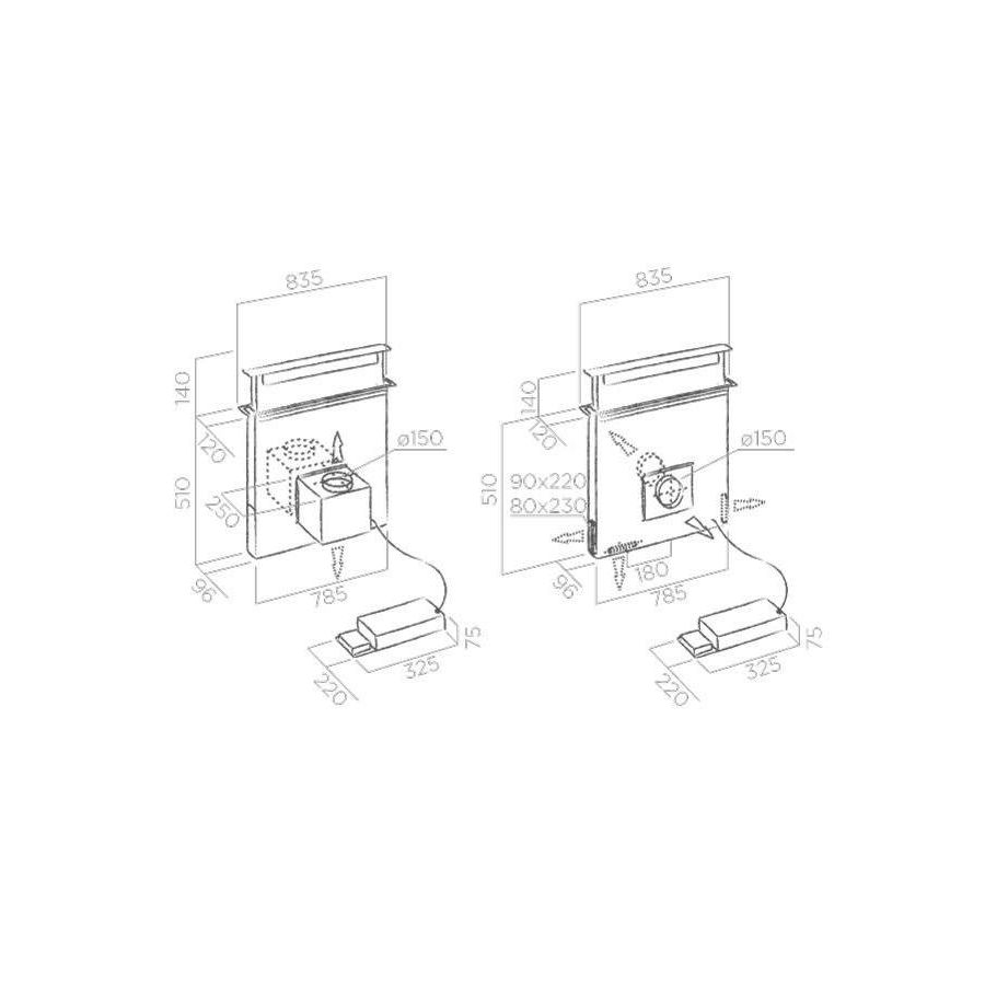 Napa Elica Pandora GME BL/A/90 PRF0120981