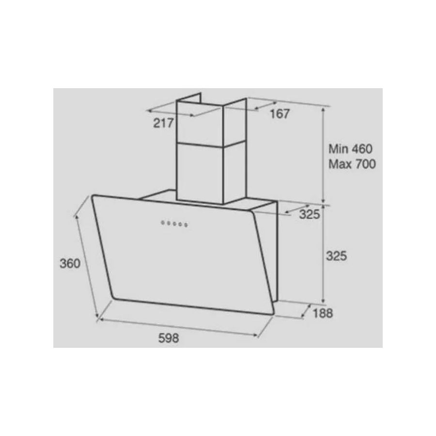 Napa Elica Shade BL/A/60 PRF0159108