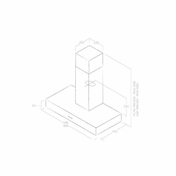 Napa Elica Spot NG H6 IX/A/90 (365m3/h)