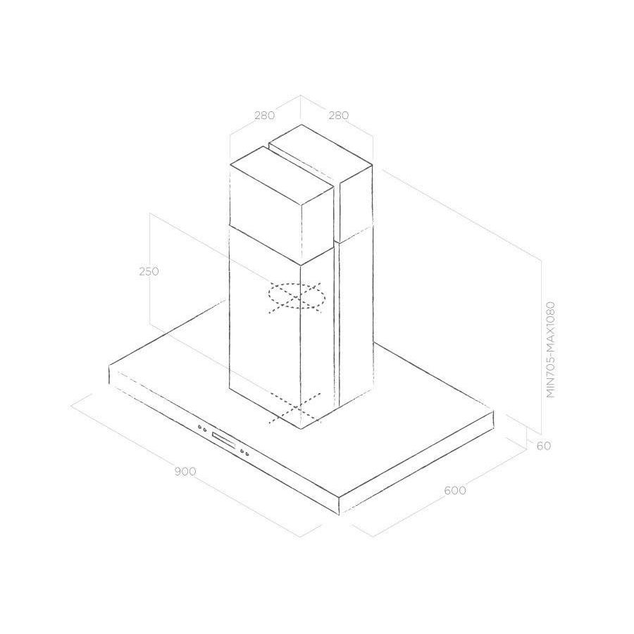 Napa Elica Spot Plus Island IX/A/90 PRF0097375A