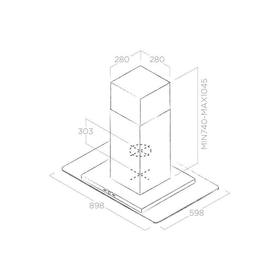 Napa Elica Tribe Island IX/A/90X60