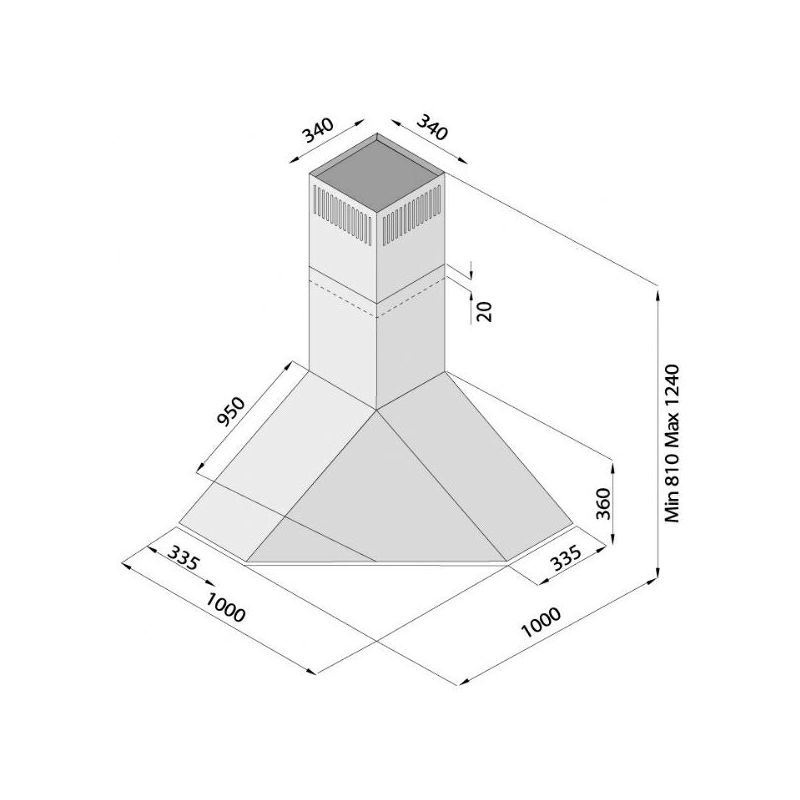 Napa Siccabo CORNER D INOX - kutna
