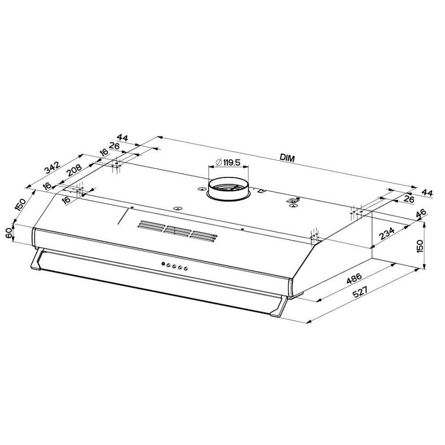 Napa Faber 2740 PB SRM XA60 300.0557.569