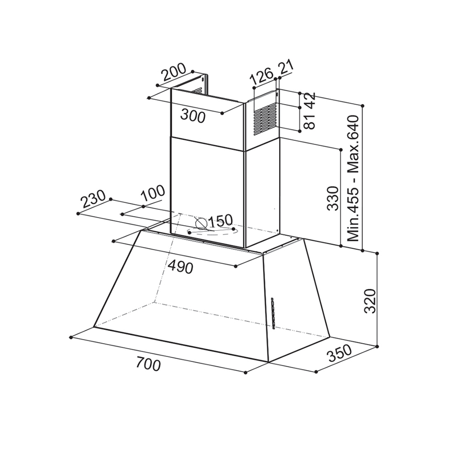 Napa Faber Chloe EV8+ DG MATT A70 110.0458.989