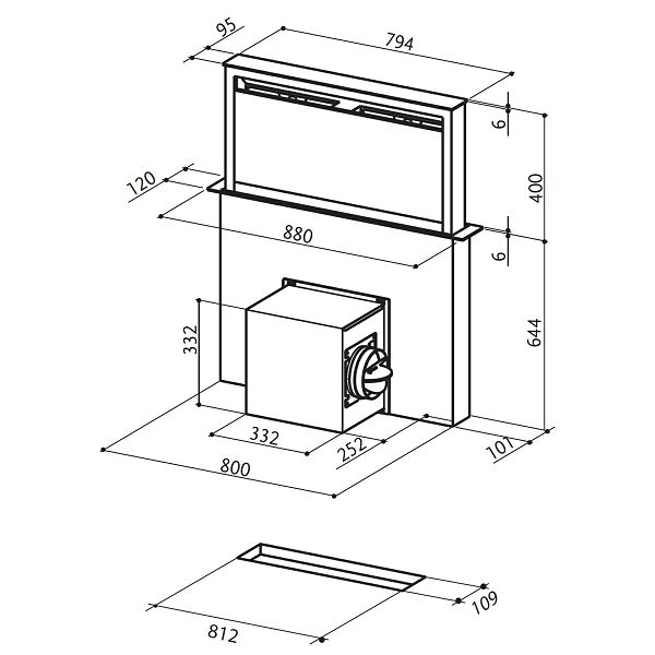 Napa Faber Fabula Plus EV8+ BK A90