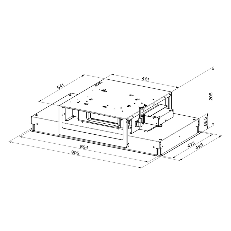 Napa Faber High-Light WH MATT KL A91/2 stropna 350.0663.964