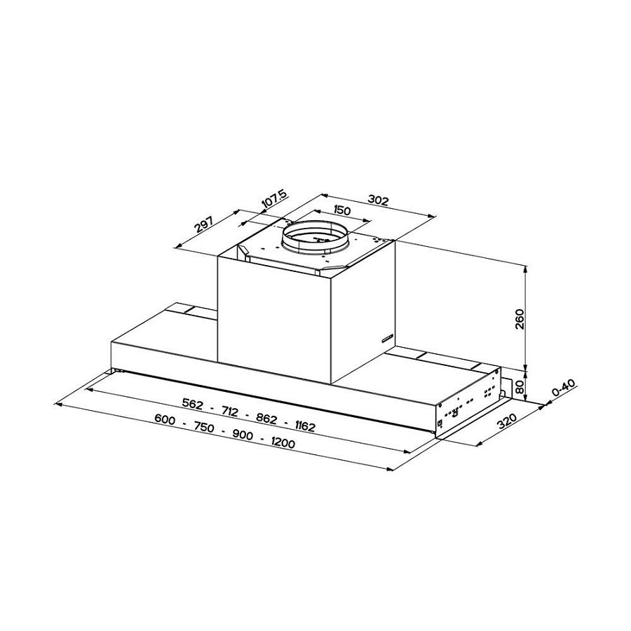 Napa Faber In-Nova Premium BK M A60 305.0625.239