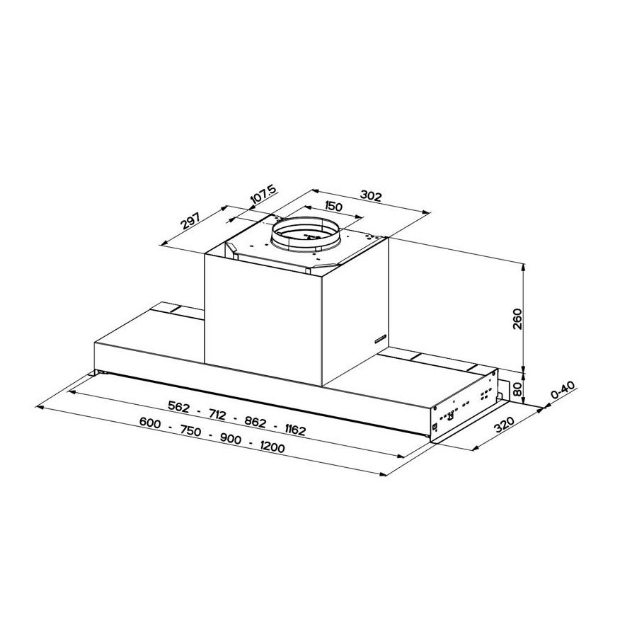 Napa Faber In-Nova Premium EV8+ X A75 305.0569.170