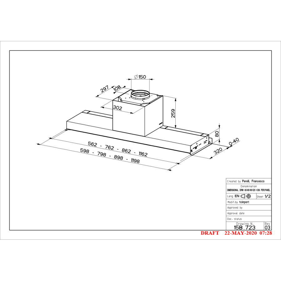 Napa Faber In-Nova Premium X KL A60 305.0621.943
