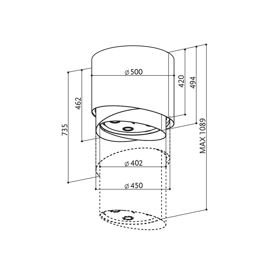 Napa Faber Pareo Plus KL 345.0492.593